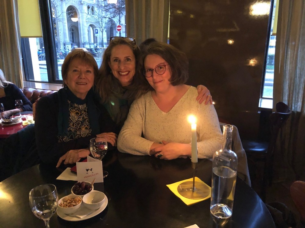 With Vicki Grant and Maëlle Allen at Le Fumoir (07-03-2019)
